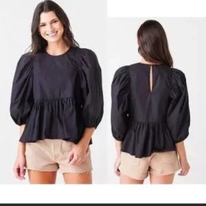 Hunter Bell Harlow Top in Navy